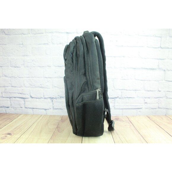 Ogio Logo Gear Tech Air Flow Vented Zippered Laptop Bag Backpack Black - Picture 4 of 15